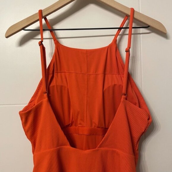 NWT Andie Asbury Rib One Piece Swimsuit Sire Orange Size XL - Picture 8 of 15